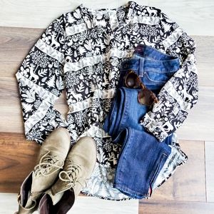 Woolrich animal print top